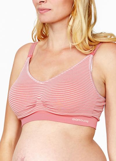 98812OW Second Skin Seamless Maternity & Nursing Bra in Stripes – Mamaway  (Philippines)