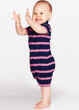 13710D Polo Striped Baby Bodysuit
