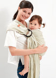 220967C2-F Solid Linen Baby Ring Sling