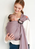 220967P3-F Solid Linen Baby Ring Sling