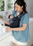 220967B7-F Solid Linen Baby Ring Sling