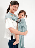 220967B2-F Solid Linen Baby Ring Sling