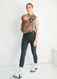 220967C3-F Solid Linen Baby Ring Sling