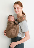 220967C3-F Solid Linen Baby Ring Sling