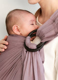 220967P3-F Solid Linen Baby Ring Sling