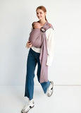 220967P3-F Solid Linen Baby Ring Sling