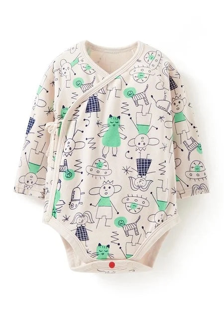 250733G3-NB Aliens Newborn Cotton Long Sleeve Bodysuit