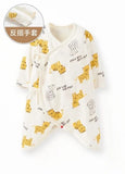 250748Y1-NB Tigers Newborn Cotton Long Sleeve Romper