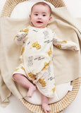 250748Y1-NB Tigers Newborn Cotton Long Sleeve Romper