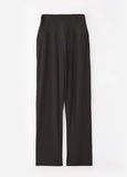 241531Z3 Pleated Maternity Straight Leg Pants - Charcoal
