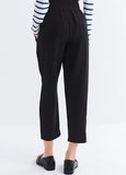242527X1 Split-Hem Maternity Pants - Black