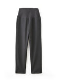 242527Z3 Split-Hem Maternity Pants - Charcoal