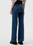 241528B7 No Worry Maternity Straight Leg Jeans - Navy