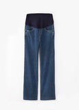 241528B7 No Worry Maternity Straight Leg Jeans - Navy