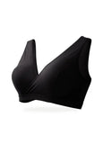 220822X1 Ultra Breezy Crossover Nursing Sleep Bra - Black
