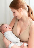 250825C2 Ultra Silky Crossover Sleeping & Nursing Bra - Khaki