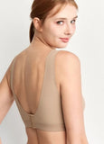 250825C2 Ultra Silky Crossover Sleeping & Nursing Bra - Khaki