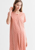 230892D2 Mickey Dotty Maternity & Nursing Pyjama Dress