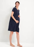 230892B7 Mickey Dotty Maternity & Nursing Pyjama Dress