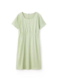 251617G1 Crinkle Cotton Maternity & Nursing Pyjama Dress