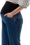 241528B7 No Worry Maternity Straight Leg Jeans - Navy