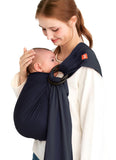 220967B7-F Solid Linen Baby Ring Sling