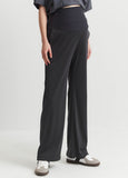 241531B2 Pleated Maternity Straight Leg Pants - Sage