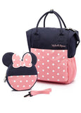 170883D Minnie Mouse Nappy Bag (w/ a Toddler Bag )