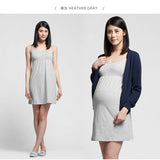 1620Z Essentials Maternity & Nursing Dress with Built-in Bra