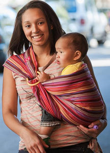 59923 Rainbow Mocca Baby Ring Sling