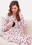 172890D Minnie Design Maternity and Nursing Jammies