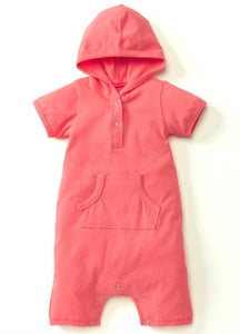 13704O Apricot Wash Baby Suit with Pouch Pockets & Hoodie