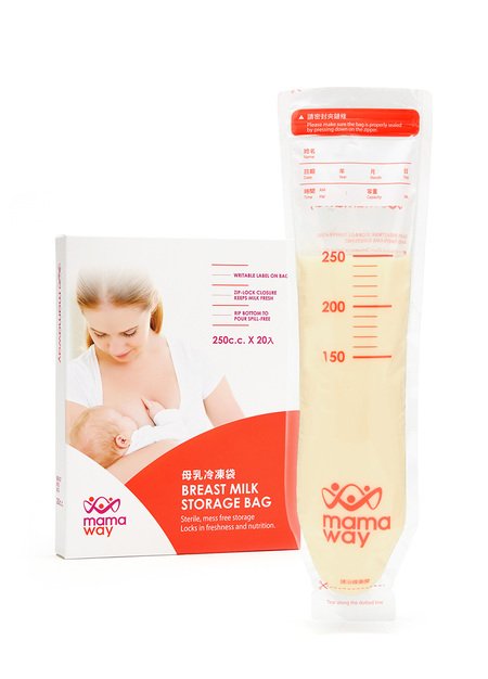 Mamaway Breast Milk Storage Bag - 250ml/ 20s
