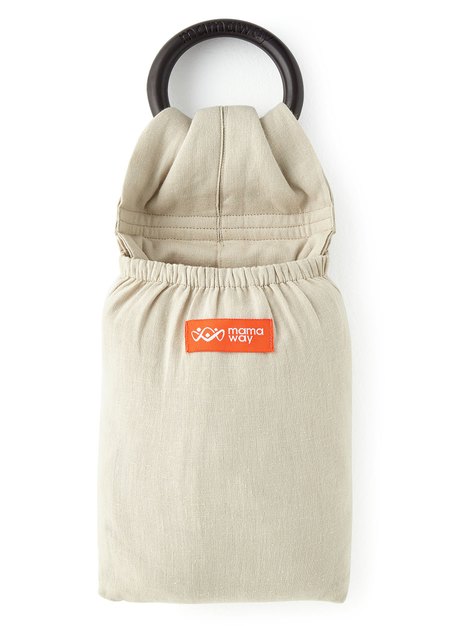 220967C2-F Solid Linen Baby Ring Sling