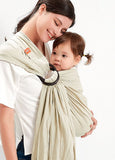 220967C2 SOLID LINEN BABY RING SLING