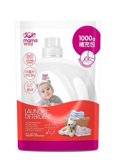 200104W ANTIBACTERIAL AND ANTI-MITE LAUNDRY DETERGENT (1000G REFILL PACK)