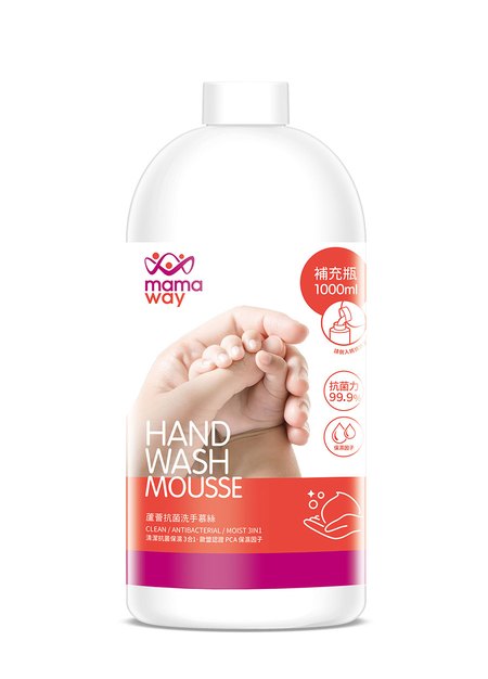 200207 Aloe Vera Antibacterial Hand Wash Mousse (1000ml Refill Bottle)