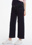 192518B Wide Leg Cropped Maternity Jeans